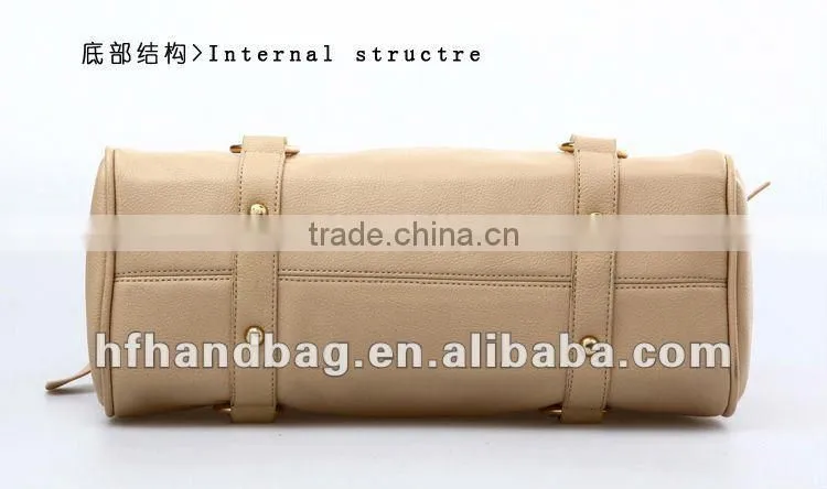 Khaki Classic black fashion trend featured major suit shoulder leather handbag