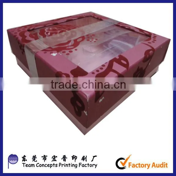 cheap decorative candy gift box with window