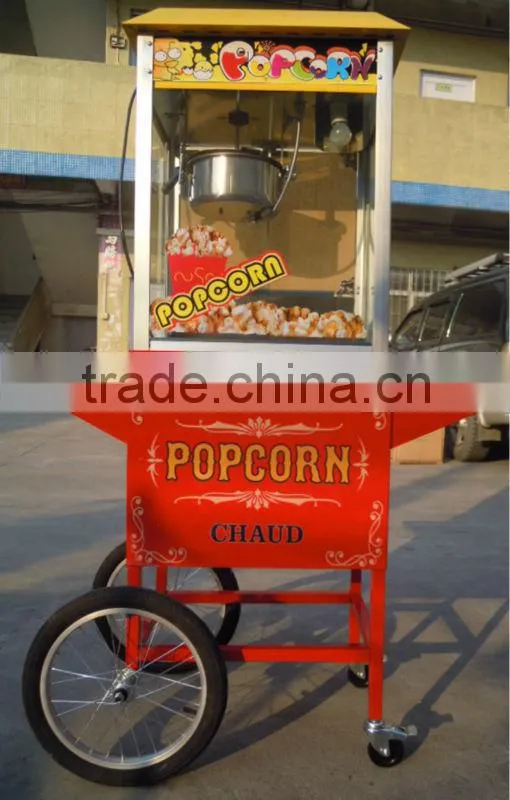 popcorn machine with wheels hot sale