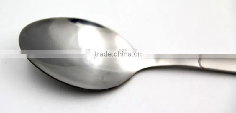China 6pcs stainless steel dessert spoon & cutlery set