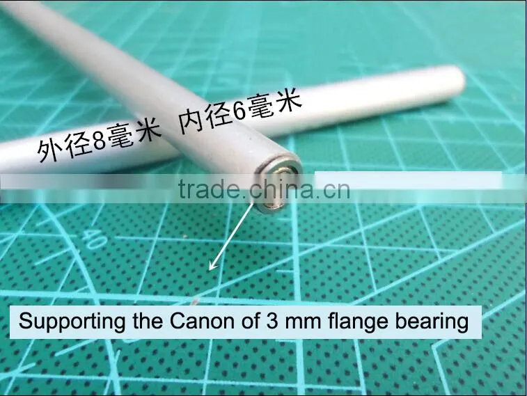 Aluminum tube shaft sleeve diameter 6 mm, model car aluminum tube shaft sleeve