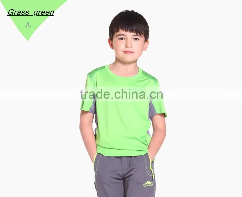 Short sleeve T-shirt quick-drying uv moisture absorption perspiration beautiful and high elasticity
