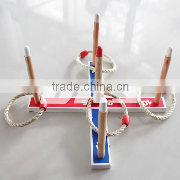 Hot sale wooden ring toss games toys for kids