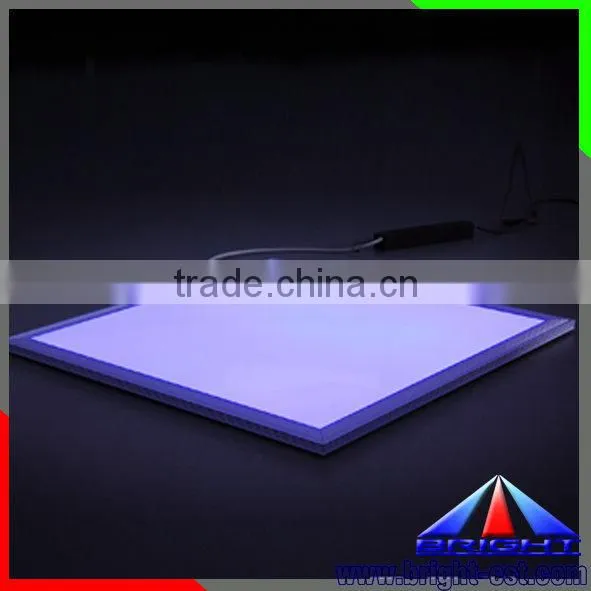 595*595mm yellow led panel, led downlight panel 5050 RGB ceiling light