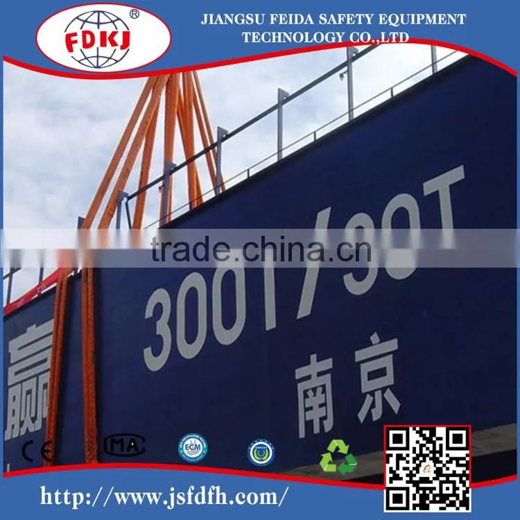 Lifting Polyester Webbing slings/round sling from 1 Ton to 10 Ton Acc. to EN1492-1 from China manufacturer