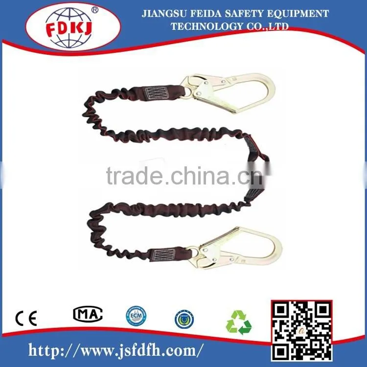 Good quality Safety lanyard with two big hooks