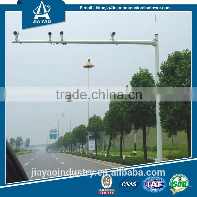Hot Dip galvanization Highway Tublar Traffic Signal Gantry