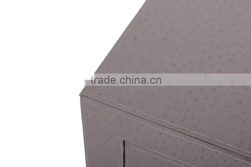 Faux leather home furniture design cabinet