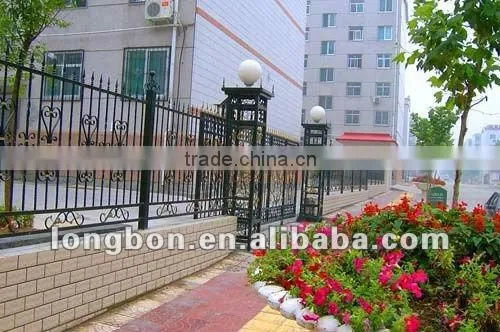 Top-selling hand forged iron fence and gate