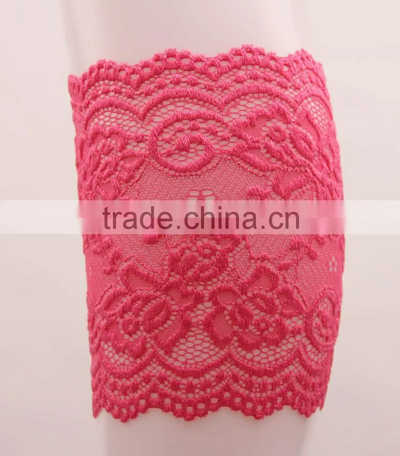 Wholesale Women Lace Leg Warmers Elastic Lace Boot Socks Flower Design Lace Boot Toppers