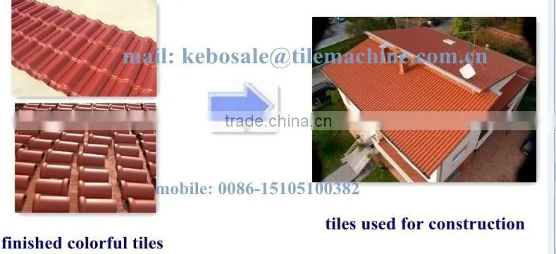 KB-125C cheap but high quality concrete roof tile production line
