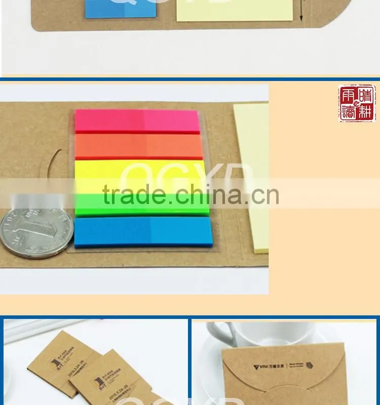 promotional gift colour bar memo pad / notepad