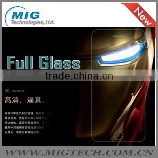 0.3mm Full Tempered Glass screen protector for iphone 6 or for iphone 6 plus , for iphone 6 plus glass screen protector