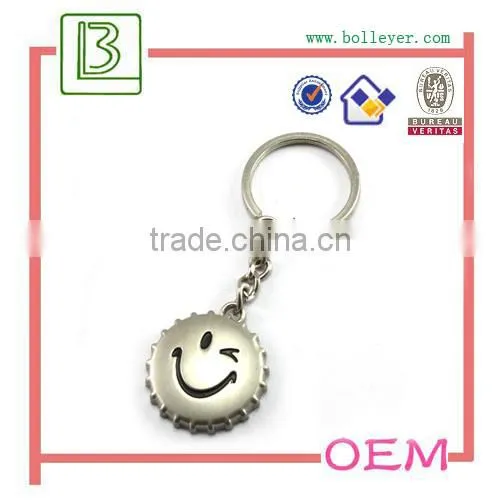 Fashion metal custom kirsite metal keychain