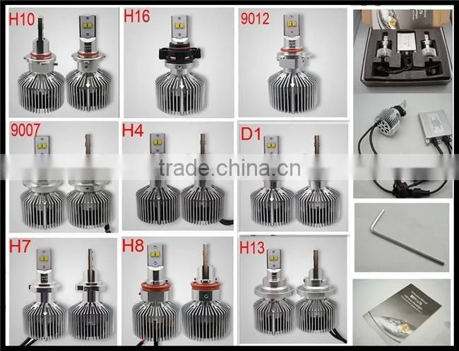 90W 6000K 9000LM White Phlips LED Headlight kit 9004 9005 9006 H4 H13 LIGHT Bulbs