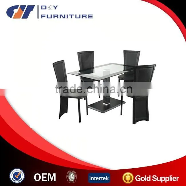 Rectangle White Dining Table with 4 Chairs
