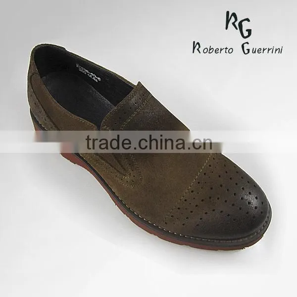 china classical genuine leather casual shoes