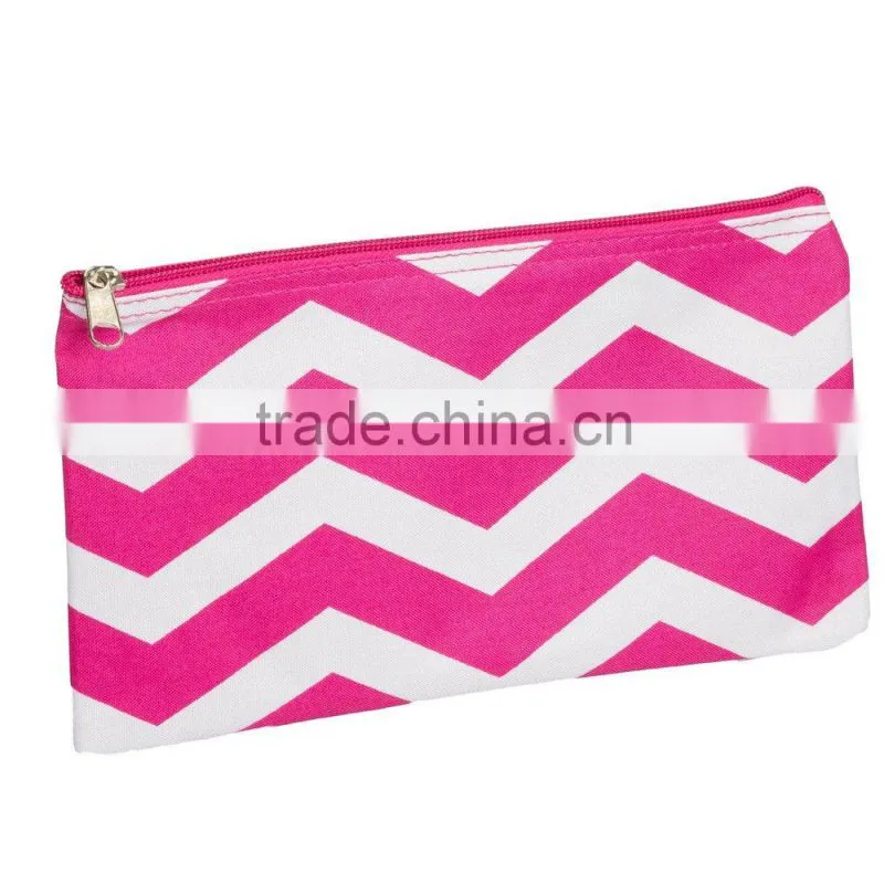 Hot selling ZebraPrint canvas pouch bag