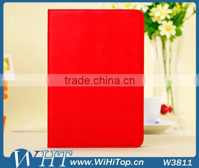 For iPad Mini Leather Stand Case Cover.Korean Design Look Soft Leather Case Stand Wallet Cover For iPad Mini
