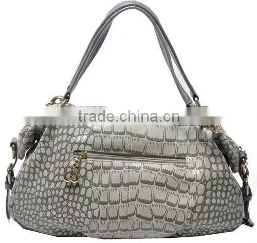 2012 new fashion croco skin leather bag ladies handbag !