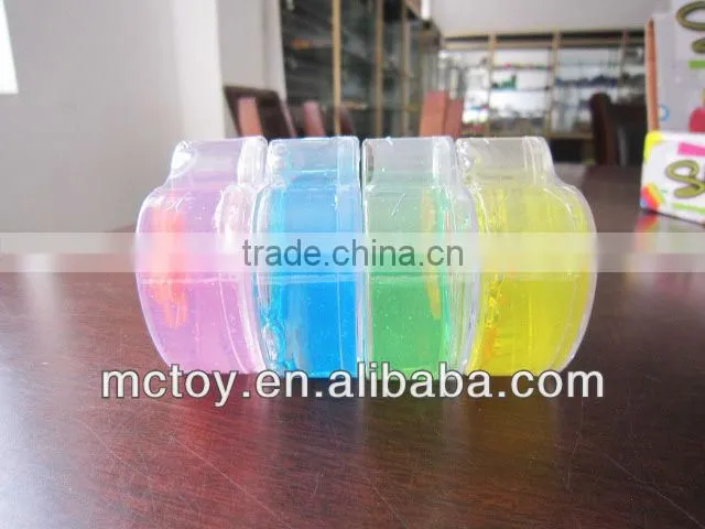 Factory price Apple shape crystal Putty slime crystal gift crystal slime toys