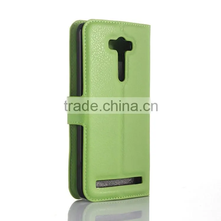 Wholesale Price Leather Wallet Flip Case For Asus Zenfone 2 Laser ZE500KL Case