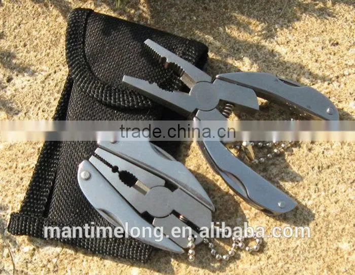 2015 New Multi Function Folding Pocket Tools keychain screwdriver screwdriver bit set folding pocket knife