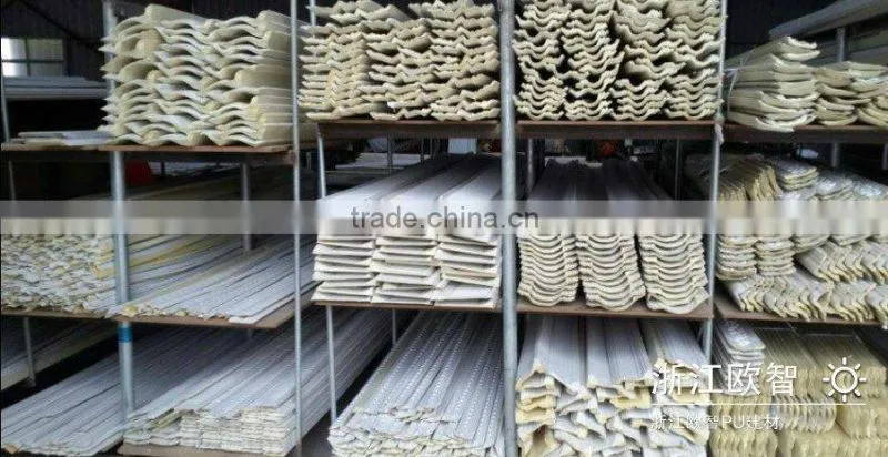 Crown Molding Pu Plain Cornice/PU Mouldings/PU Cornices Moulding Products