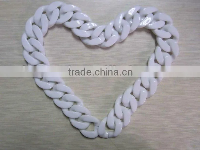 plastic chain link wholesale for jewelry