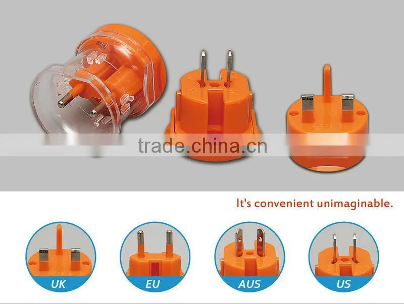 Travel adapter with usb
