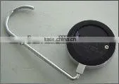 Zinc alloy metal bag hanger with LED light