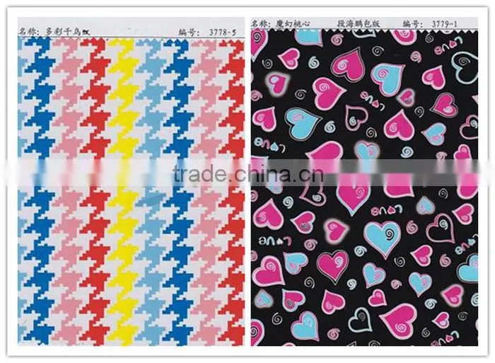 heat transfer film for leather