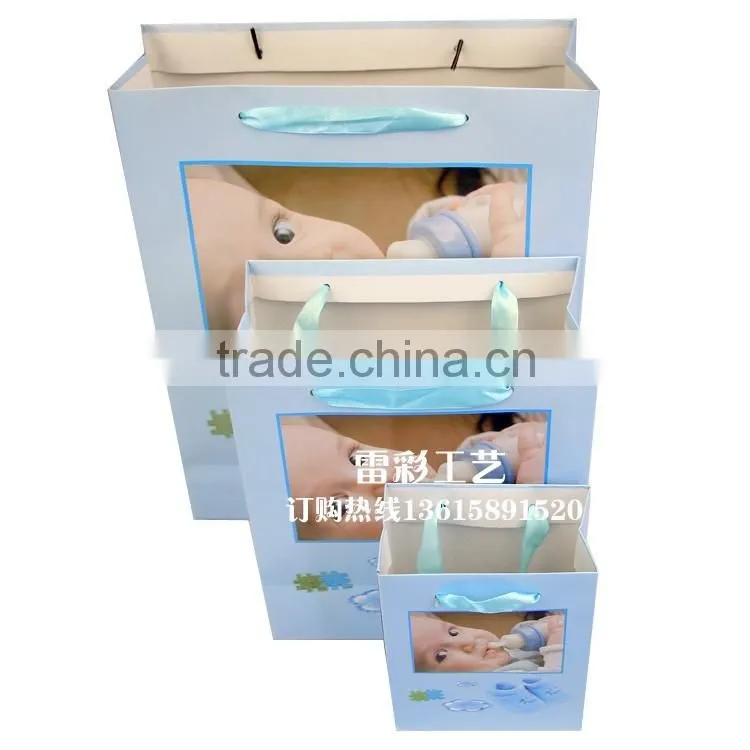2016 newest baby paper bag / craft bag making machine, paper carry bag