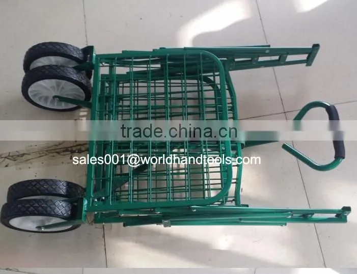 foldable wheelbarrow garden tool cart