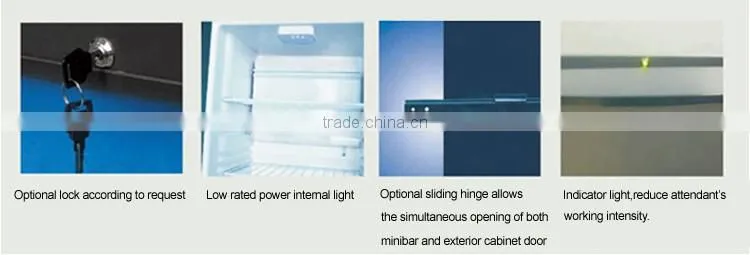 100% CFC Free Frech Door Freezer 50 liter