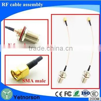 hot sale rg178 SMA male to n female cable antenna RF jumper Coaxial Adapter assembly Cable