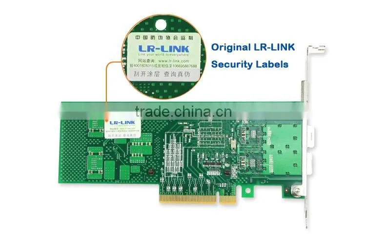 LR-LINK PCIe x8 Dual SFP+ Port 10G Network Card Compatible With Intel X520