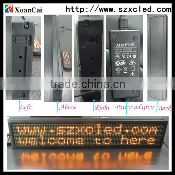 Fashionable,Cool,P7.62,16*96 led two-line, scrolling sign/billboard/display