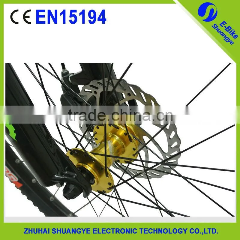Shuangye made 36v 250w electric bike for mountain climbing