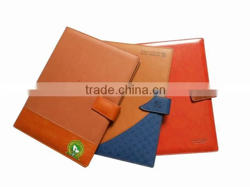 fashional loose-leaf pu leather notebook ,loose-leaf leather notebook cover