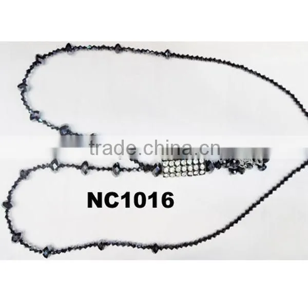 black crystal necklace crystal jewelry wholesale