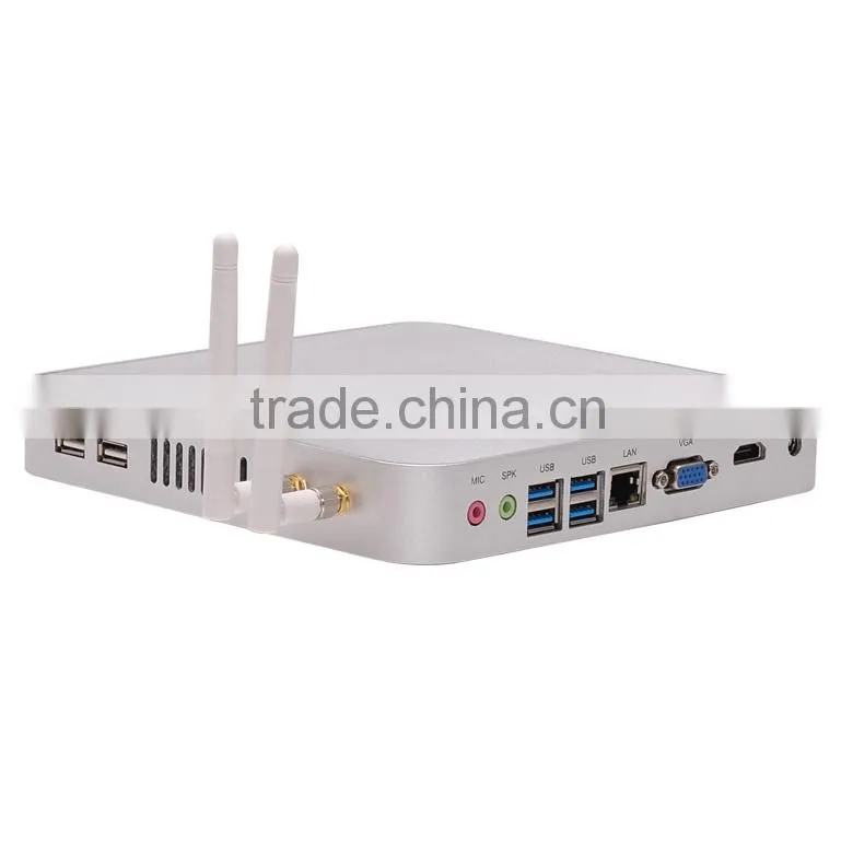 Dual core Intel Core i3 4010u 1.7Ghz Fanless Embedded Fanless Pc
