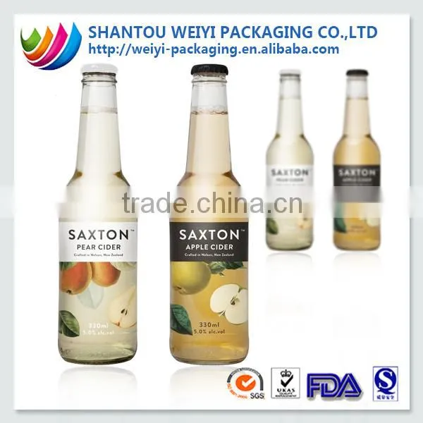 Heat shrink labels / Heat shrink sleeve label/Plastic label