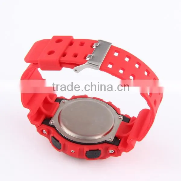 Day date function men's silicon rubber hand watch