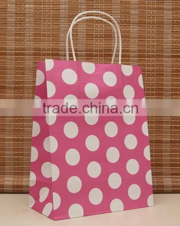 New fashion custom recycle shopping paper bag for cloth