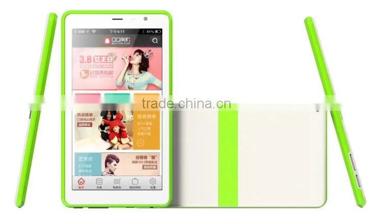 6.5" mini tablet pc, android tablet alibaba china 3g calling