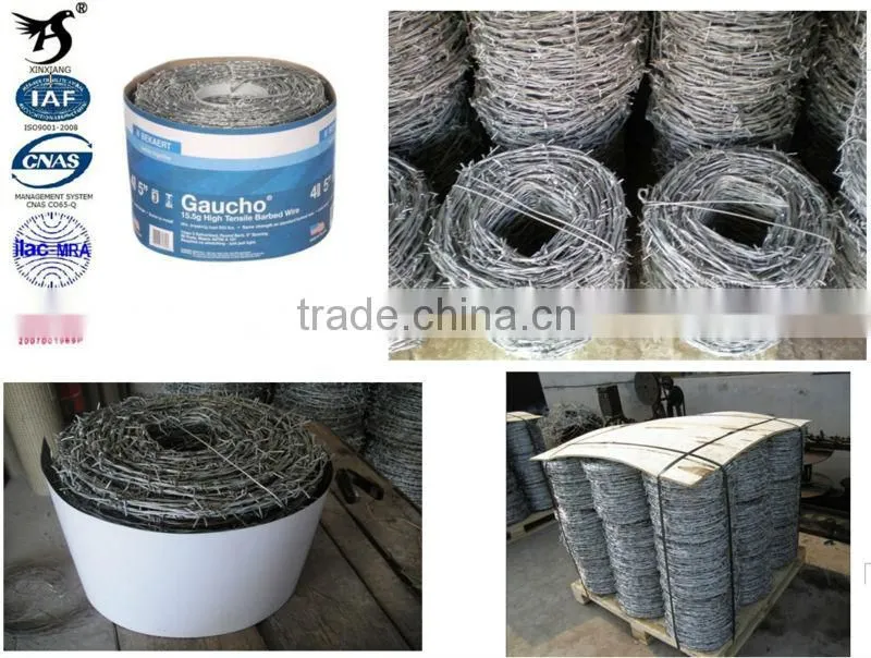 Top sell Wire fence with barbed wires