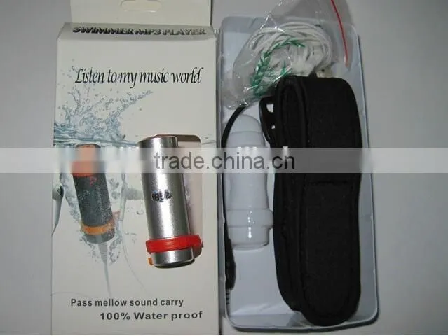 IPX8 Swimming Waterproof Screen Mp3 Player With FM Radio