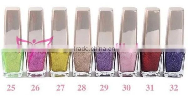 2015 New BK organic Metallic nail polish with 32 colors