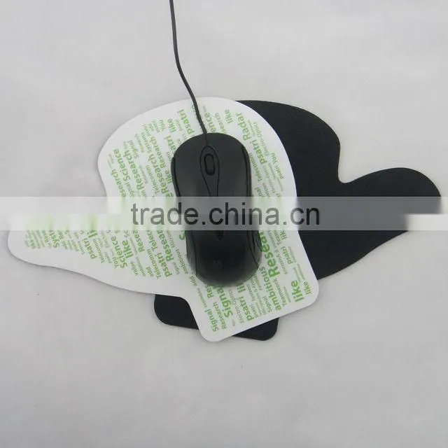 Popular Made in China custom thumb rubber mouse pad/mat